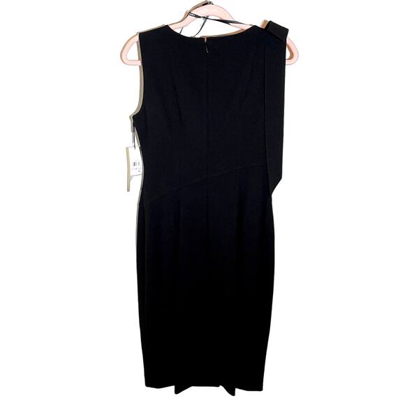Calvin Klein, Size 6, Black Formal Dress with Bow - Picture 2 of 9